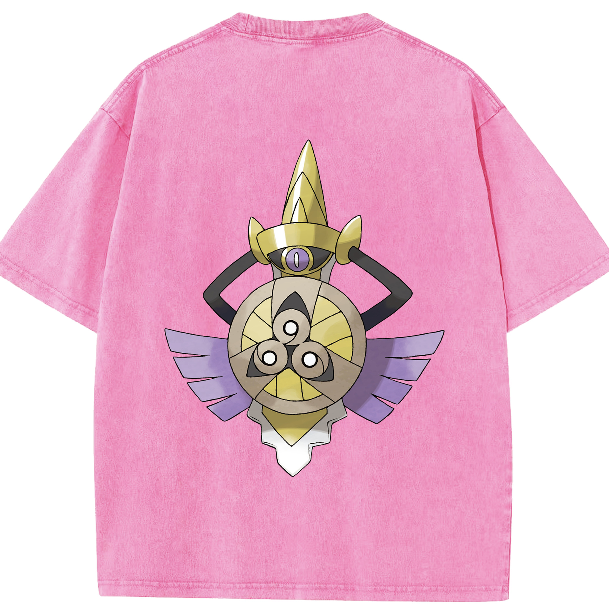 （画像用） ポケットモンスター Pokémon 綿100% ヴィンテージ風 半袖Tシャツ（背面プリント）